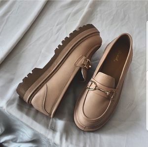 🆕️The Maxine// Chain detail Nude Platform Loafer